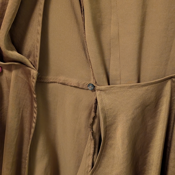 Elegant Mustard Wrap Top - Picture 9 of 13